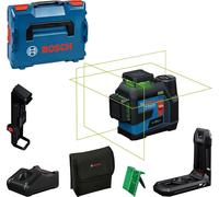 Bosch Plane Laser Gll 12V-100-33 Cg Green + Handle Lb 10 + Clamp Dk20 1X2.0Ah Lb
