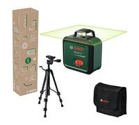 Bosch Plane Laser PLL 360-1G (laser vert 360°, auto-nivelant, précision ±0,4 mm/m, batterie Li-Ion rechargeable intégrée, chargement USB-C®, dans boîte en carton commerce en ligne)