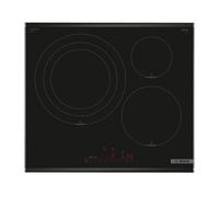 Bosch - Plaque à induction 60 cm Série 6 3 zones de cuisson Electronics DirectSelect, PerfectFry Plus, Home Connect, Noir, PID675HC1E
