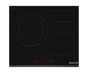 Bosch - Plaque à induction, 60 cm, série 6, Flexinduction et zone de 28 cm, Electronique DirectSelect, PerfectFry Plus, Home Connect, noir, PXJ631HC2E