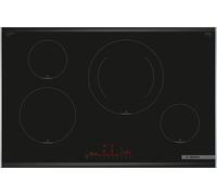 BOSCH Plaque à induction, 80 cm, série 6, 4 zones de cuisson, Electronique DirectSelect, PerfectFry Plus, Home Connect, Noir, PIE875HC1E