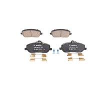 BOSCH Plaquettes de freins Avant avec palpeur d'usure intégré Épaisseur 19mm avec accessoires 0 986 494 615