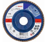 BOSCH Meule à lamelles X431, Standard pour métal 115 mm, 22,23 mm, 40 2608601270