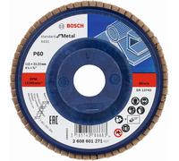 BOSCH Meule à lamelles X431, Standard pour métal 115 mm, 22,23 mm, 60 2608601271