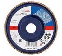 Bosch Disque à lamelles Bosch X431 Standard pour métal, droit, 125 mm, 60, plastique Quantité:10