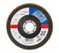 Bosch Plateau à lamelles X431, Standard for Metal 125 mm, 22,23 mm, 60 Quantité:10