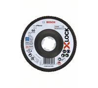 Bosch Plateaux à lamelles X-LOCK version coudée, spatule fibre, Ø 125 mm, G 60, X571, Best for Metal - 2608619202