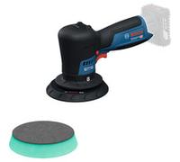 Bosch Polisseuse sans fil GPX 12V-125 - kit avec tampon velcro 125 mm et tampon mousse 125 mm