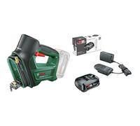 Bosch Pompe à air/compresseur d'air - UniversalPump 18V(sans Batterie, pour Les pneus de Voiture, de Moto et de vélo, 150 PSI, 10,3 Bars, Emballage en Carton) + Starter Alliance 18V 2,5 Ah + AL 18V-20