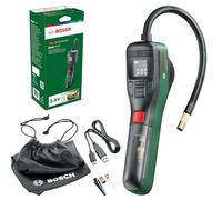 Bosch Pompe à vélo Pompe à air Mini-compresseur électrique EasyPump (Batterie 3,0 Ah, 3,6 V, Fonction Autostop, 150 PSI, 10,3 Bar, LED, Rechargeable Via câble USB-C, dans boîte Carton)