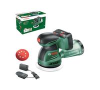 Bosch ponceuse excentrique sans fil EasyOrbit 18V-10 (ponçage de petites et moyennes surfaces en bois ou surfaces vernies ou peintes ; diamètre : 125 mm ; système 18V ; batterie 2,0 Ah et chargeur)