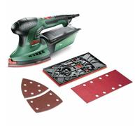 Bosch PSM 200 AES Ponceuse multi usages 26000 OPM Noir, Vert, Rouge