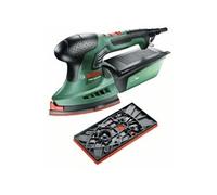Bosch Ponceuse Multifonction Psm 200 Aes Avec Surfaces De Ponçage Interchangeables Et Système Micro Filtre 06033B6000