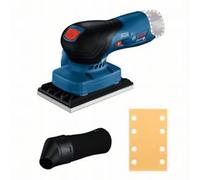 Bosch Professional 12V System ponceuse vibrante sans-fil GSS 12V-13 (compatible avec le système Click & Clean Bosch, avec 1 feuille abrasive, sac à poussière)
