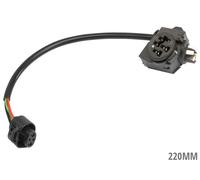 Bosch Câble pour batterie cadre PowerPack 220 mm compatible BDU2XX/BDU3XX/BDU4XX Noir