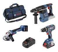 Bosch Set18V: GSR 18V-28 + GWS 18V-10 + GBH 18V-26 + 2x ProCORE18V + GAL 1880 CV - 0615990M3C