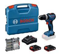 Bosch PRO 18V System Perceuse-visseuse à percussion sans-fil GSB18V-52 (avec GBA 18V 2.0Ah, GAL 18V-20, L-case, kit AC)