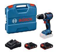 BOSCH GSB18V-52 PROFESSIONAL Perceuses-visseuses a perc, 2x 2,0Ah, L-Case 06019S0123