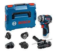 Bosch PRO 18V System Perceuse-visseuse sans-fil GSR12V-32FC (avec GFA 12-M, GFA 12-X, GFA 12-E, GFA 12-W, GFA 12-H, poignée aux., butée de profondeur, L-BOXX)