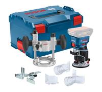 Bosch PRO Affleureuse sans-fil GKF 18V-8 | Affleureuse 18V fleuron de la gamme : puissance maximale, très grande compatibilité accessoires et caractéristiques haut de
