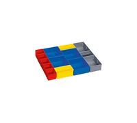 Bosch PRO Boîtes de stockage petites pièces Set casiers InSet-Box pour | Une solution de rangement flexible au sein du concept mobilité Bosch i-BOXX 53 inset box set 12 pcs