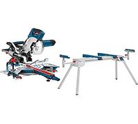 BOSCH Scie à onglets radiale 1600 W Ø 216 mm GCM8SJL avec support GTA2600 - 0615990FV8