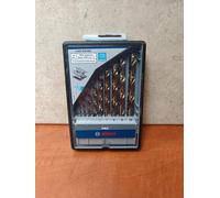 Bosch Forets à métaux Robust Line 2607019925 – HSS-Co rectifiés, pointe de perçage 135° – Set de 10