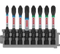 Bosch PRO Impact set mixte PH1 ; PH2(x2) ; PH3 ; PZ1 ; PZ2(x2) ; PZ3 55 mm 8 pces - 2608522328