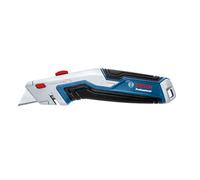 Bosch Professional Cutter à moquette universel 1600A01V3H – lame rétractable, logement pour 3 lames