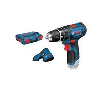 Bosch GSB 10,8-2-LI Professional Sans clé Noir, Bleu, Rouge
