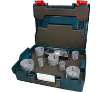Bosch Pro Power Change Plus Lot de 13 scies cloches multi-matériaux - L-Boxx (pour bois tendre, cloison sèche, Ø 32, 41, 51, 73, 76, 83, 86 mm, accessoires professionnels, perceuse/visseuse)