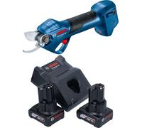 Bosch Pro Pruner Professional Elagueur sans fil 12 V + 2x batterie 6,0 Ah + chargeur