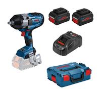 BOSCH Professional 06019J8003 BOSCH Professional GDS 18V-1000 C Kit perceuse-visseuse à percussion sans fil 18,0 V, avec 2 batteries