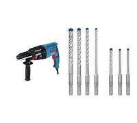 Bosch Professional 06112A4000 Perforateur SDS Plus GBH 2-26 F Coffret L-Case + Coffret de 7x forets pour perforateur Expert SDS plus-7X (pour Béton armé, Ø 5-12 mm, Accessoire Marteau burineur)