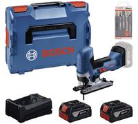 BOSCH Kit d’outils PROFESSIONAL GST 18V-125 S + 2×5.0Ah + jeu de 15 lames 0615A500E5