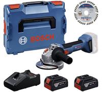 Bosch Bosch Meuleuse d’angle GWS 18V-8 125 mm Set 2x 4,0 Ah batteries Quantité:1