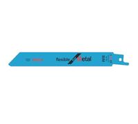 Bosch Professional 100 pièces Lame de scie sabre S 922 EF Flexible for Metal (pour le métal, 150 x 19 x 0,9 mm, Accessoires scie alternative)