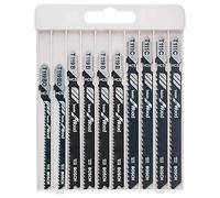 Bosch Professional 10pcs. Kit Lames Scie Sauteuse (pour Bois, Emmanchement T, Accessoires Scies Sauteuses)