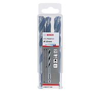 Bosch Professional 10x Foret Hexagonal HSS PointTeQ (pour métaux, Ø : 10,0 mm, longueur totale : 133 mm, emmanchement hexagonal de ¼", accessoires pour visseuse à percussion et perceuse-visseuse)