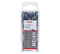 Bosch Professional 10x Foret Hexagonal HSS PointTeQ (pour métaux, Ø : 6,0 mm, longueur totale : 98 mm, emmanchement hexagonal de ¼", accessoires pour visseuse à percussion et perceuse-visseuse)