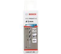 Bosch Professional 10x forets hélicoïdaux HSS PointTeQ (pour métal, 2 x 24 x 49 mm, accessoires pour perceuses-visseuses)
