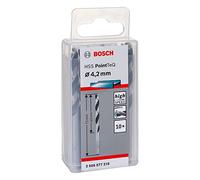 Bosch Foret hélicoïdal HSS PointTeQ 4,2 mm, pack de 10 - 2608577210