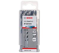 Bosch Foret hélicoïdal HSS PointTeQ 4,8 mm – Pack de 10