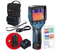 Bosch Professional 12V System Caméra thermique GTC 400 C (2 batterie 12 V + chargeur, étui, fonction application, température:-10 °C à +400 °C, résolution: 160 x 120 px) - Amazon Exclusive