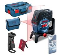 Bosch GCL 2-50 C SOLO 12 V Li-Ion Batterie Laser À Croix/point Dans Un Coffret L-Boxx - Rouge - 20 M