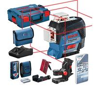 Bosch Laser lignes GLL 3-80 C, avec 1 x 2,0-Ah-Li-Ion-batterie, assortiment d¿accessoires - 0601063R05