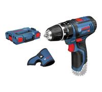 Bosch GSB 10,8-2-LI Professional Sans clé Noir, Bleu, Rouge