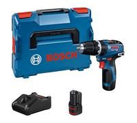 Bosch Professional 12V System perceuse-visseuse à percussion sans-fil GSB 12V-35 (couple dur/tendre 20/35 Nm, avec 2 batteries 3,0 Ah, chargeur GAL 12V-40, L-BOXX)