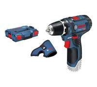 Bosch GSR 10,8-2-LI Professional Sans clé Noir, Bleu, Rouge