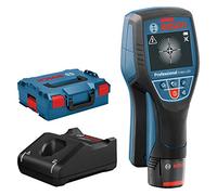 Bosch Professional 12V System Scanner mural D-tect 120 (1 batterie 12V, tuyaux en plastique/montants en bois/fils électriques /métaux ferreux/métaux non ferreux : 60/38/60/120/120 mm; L-BOXX)